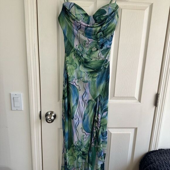 Fashion Nova Dresses & Skirts - NWT Fashion Nova Teal and Green Dress